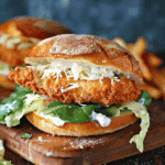 Crispy Chicken Caesar Sandwich