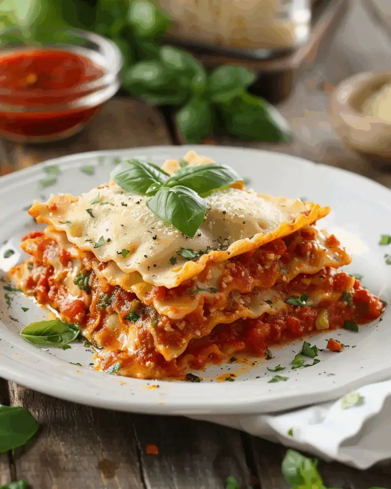 Crockpot Ravioli Lasagna: A Hands-Off, Flavor-Packed Comfort Food Masterpiece