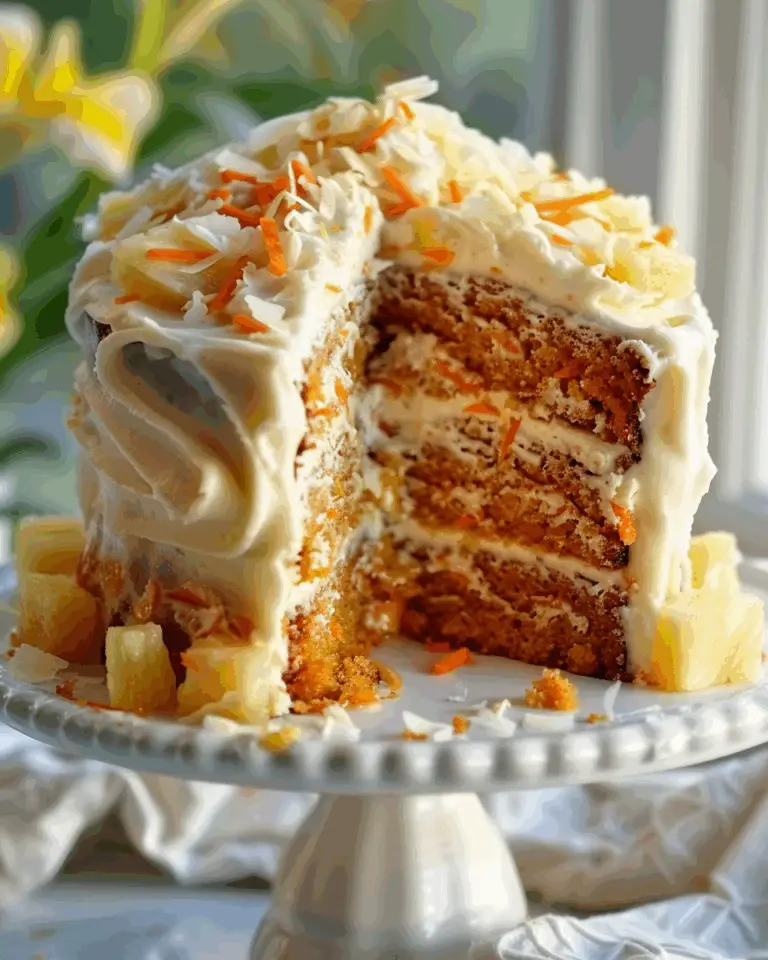 Hawaiian Carrot Pineapple Cake