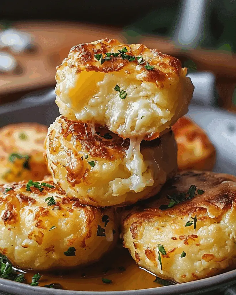 Mashed Potato Cheese Puffs