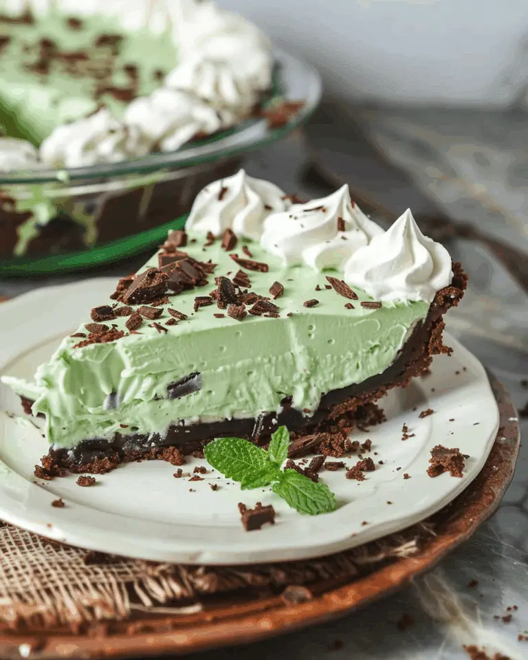 No‑Bake Grasshopper Pie