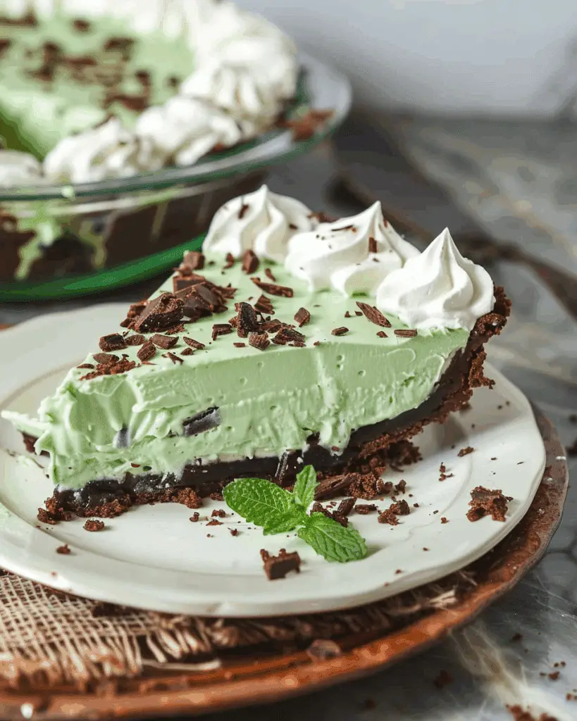 No‑Bake Grasshopper Pie