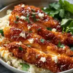 Crispy Hot Honey Feta Chicken