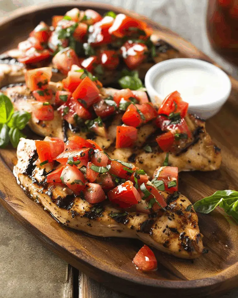 Grilled Bruschetta Chicken