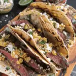 Grilled Steak Elote Tacos