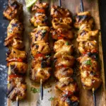 Grilled Thai Coconut Chicken Skewers