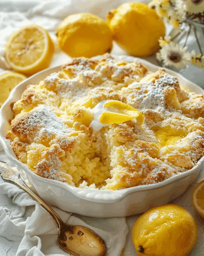 Lemon Dump Cake