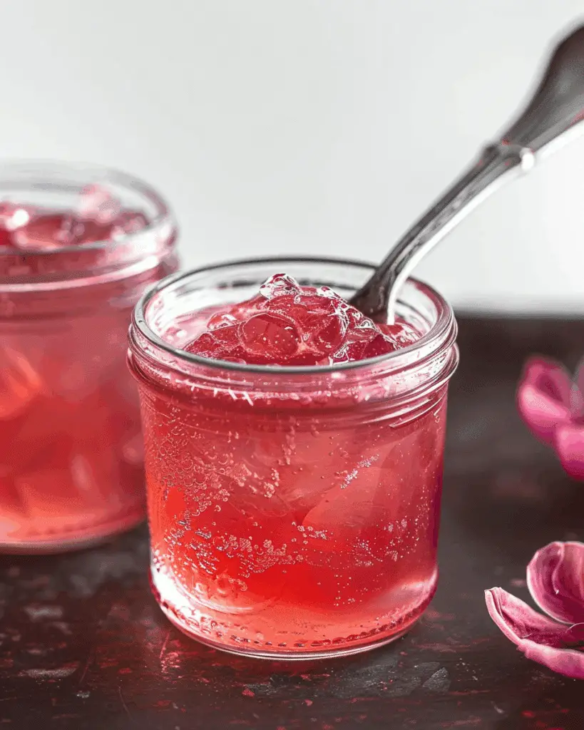 Rhubarb Vanilla Bean Jelly