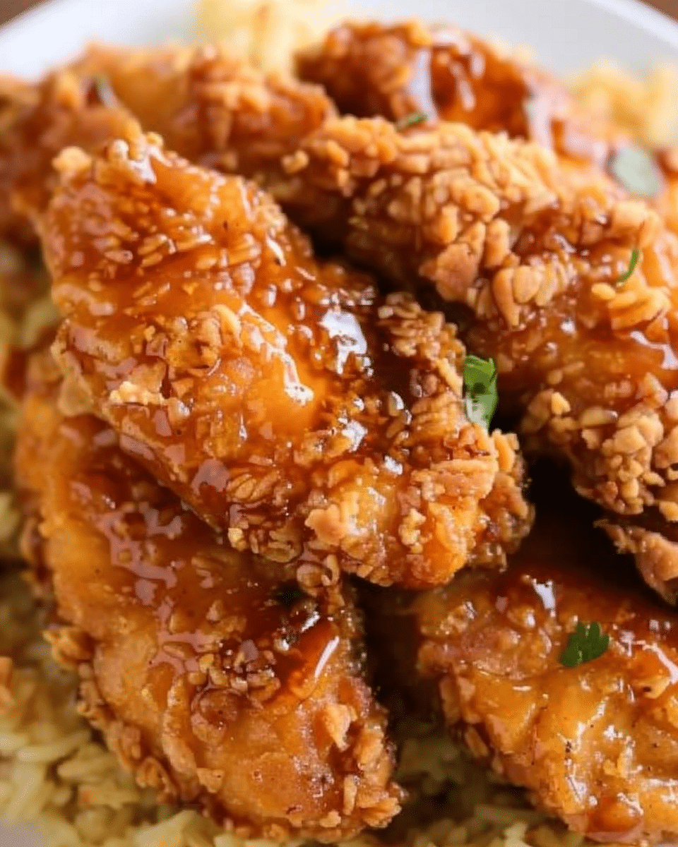Baked Crunchy Hot Honey Chicken