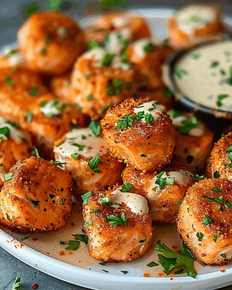 Crispy Bang Bang Salmon Bites