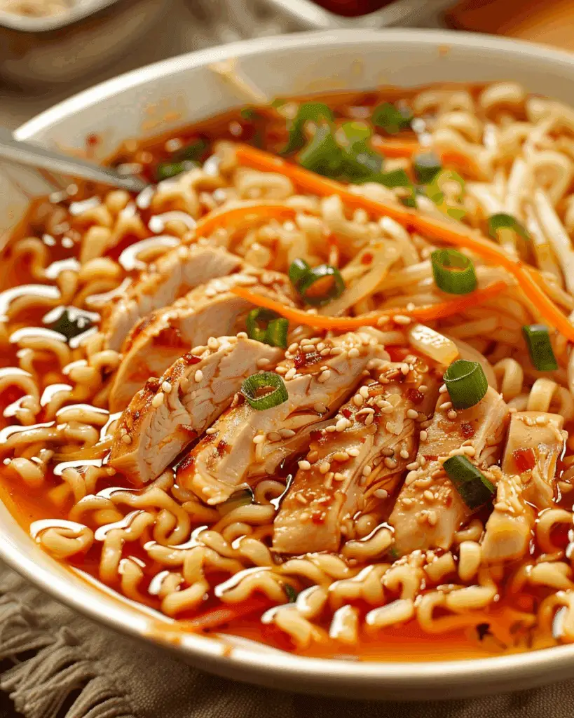 Ginger Glazed Chicken Ramen