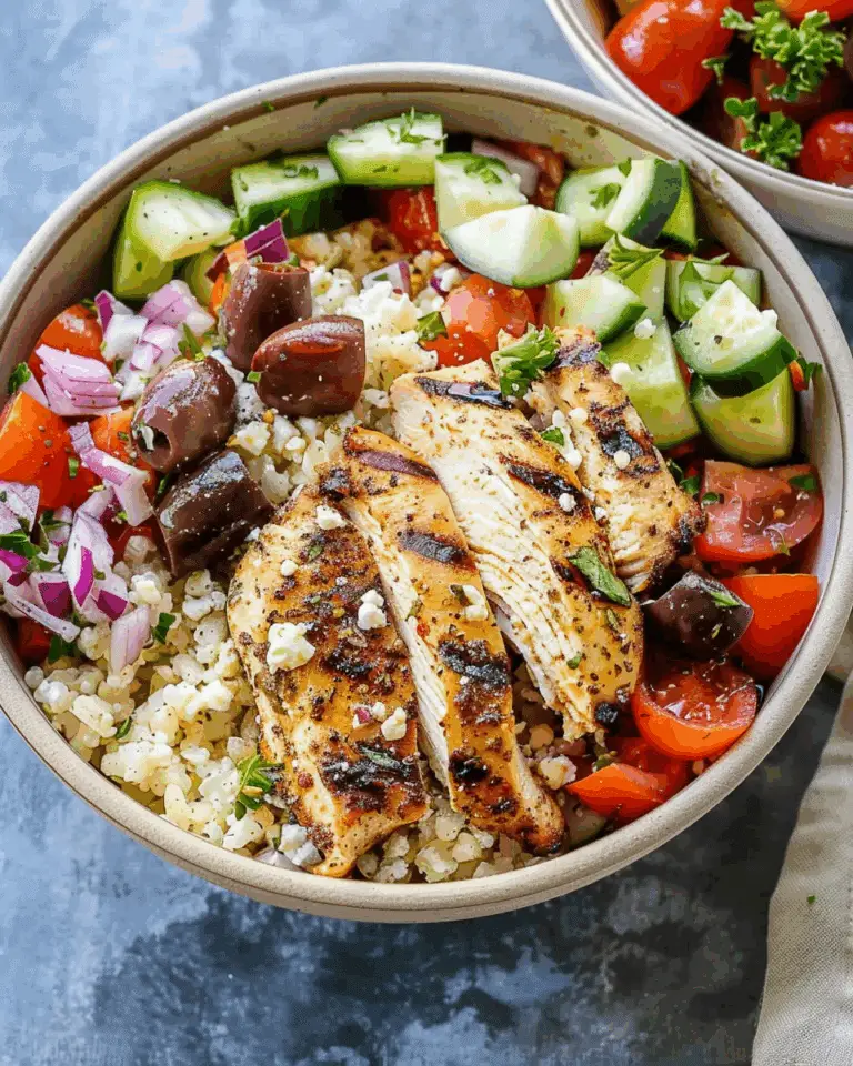 Greek Chicken Bowl