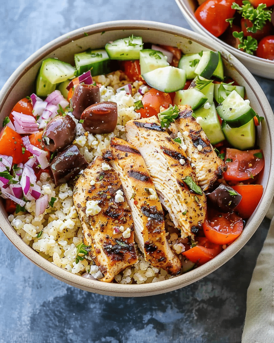 Greek Chicken Bowl