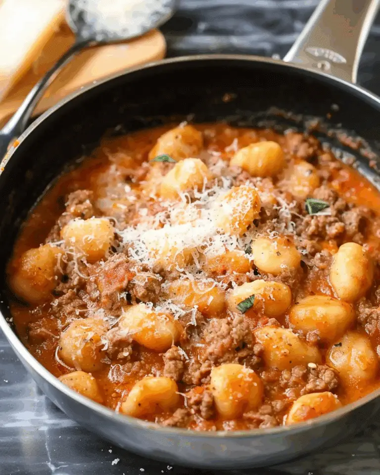 Ground Beef Gnocchi