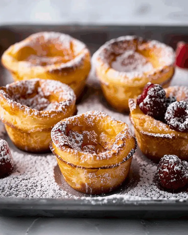 Mini Dutch Baby Pancakes