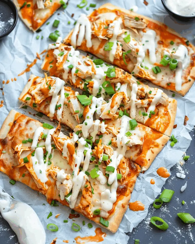 Buffalo Chicken Flatbread
