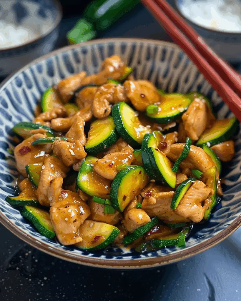Chicken Zucchini Stir Fry