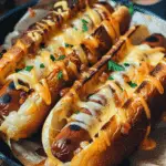 Air Fryer Grilled Cheese Hot Dogs