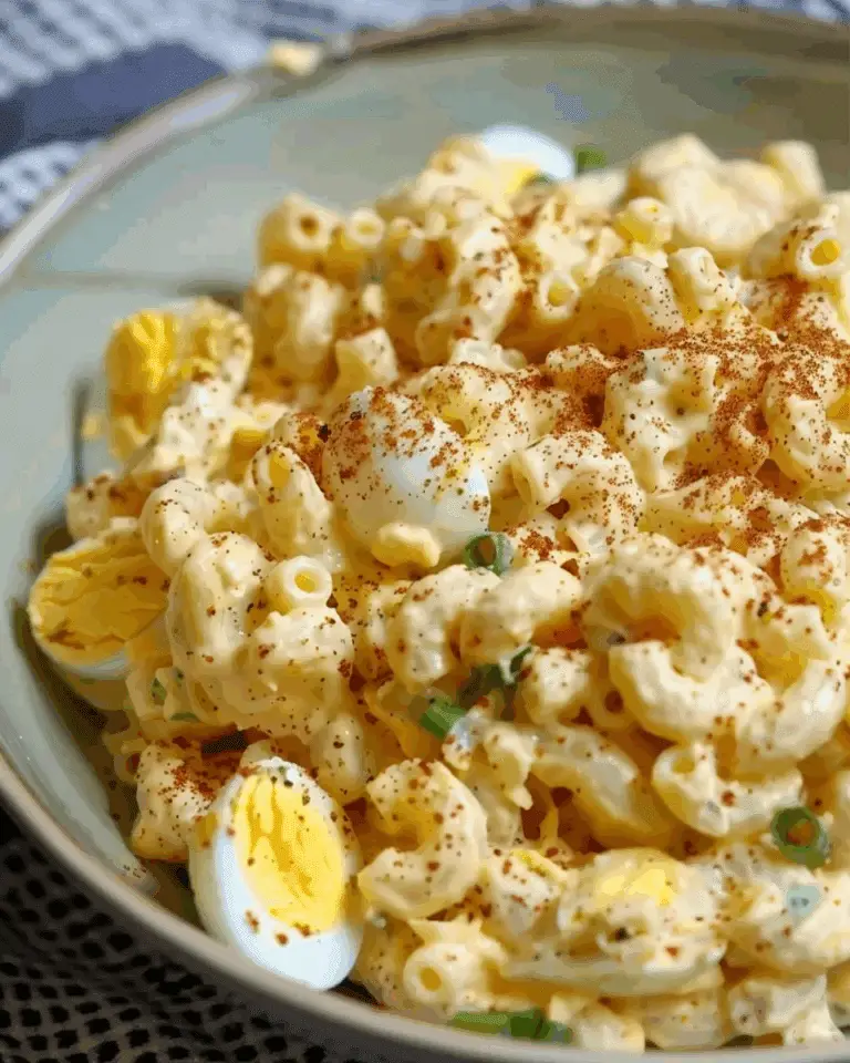 Deviled Egg Macaroni Salad