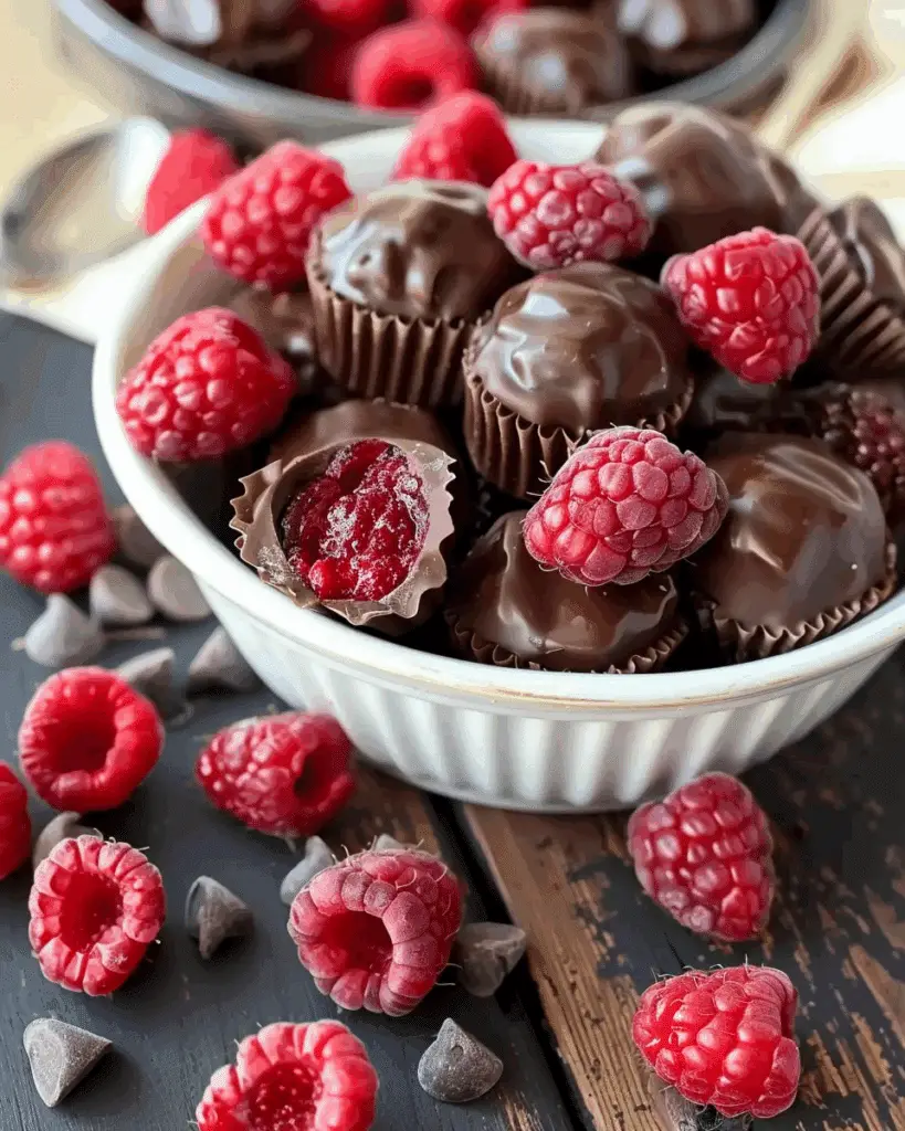 Chocolate Raspberry Bites