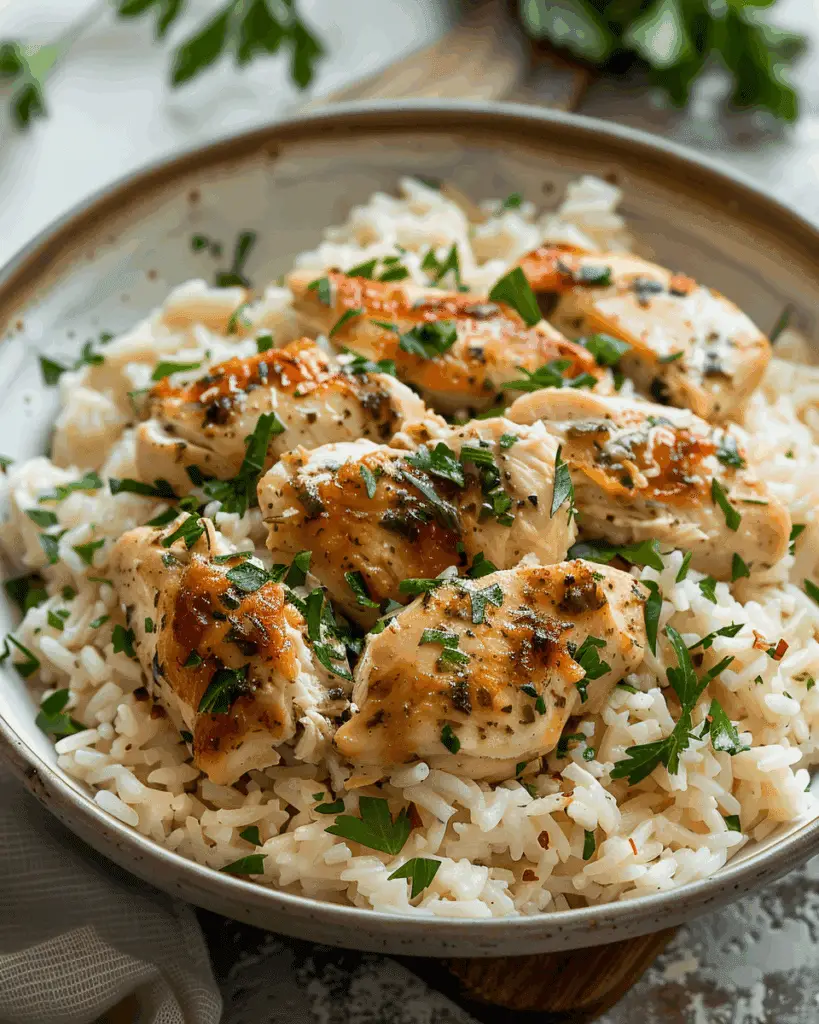 Creamy Herb Chicken & Basmati Rice