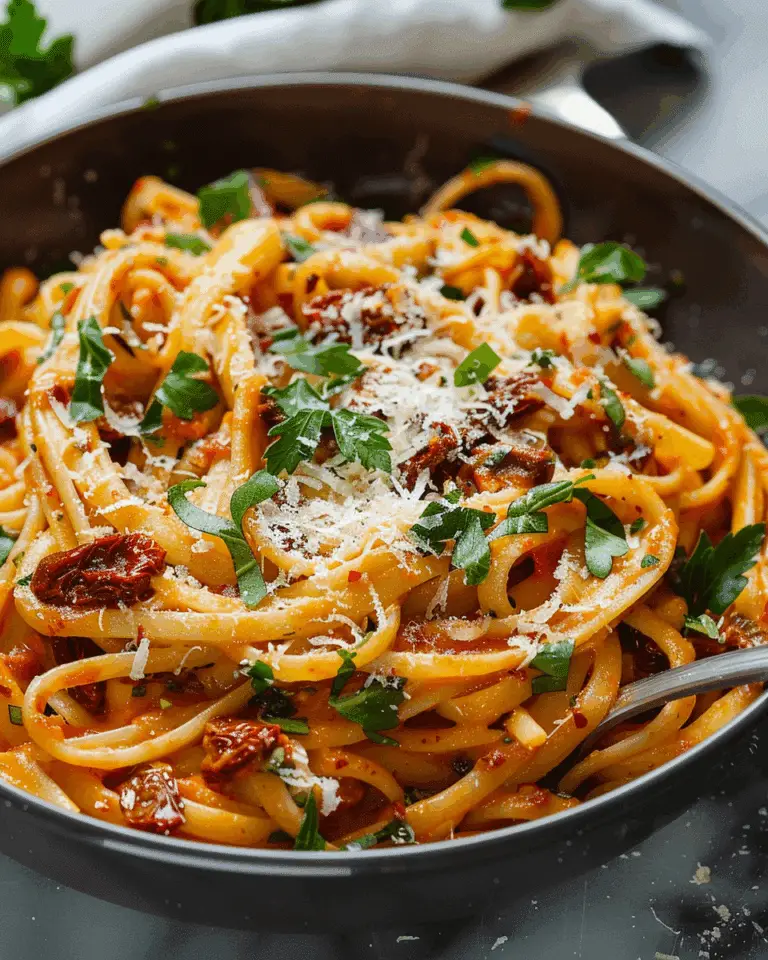 Vegan Creamy Sun-Dried Tomato Pasta