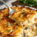 Biscuits & Gravy Hashbrown Casserole