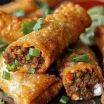 Crispy Nacho Egg Rolls