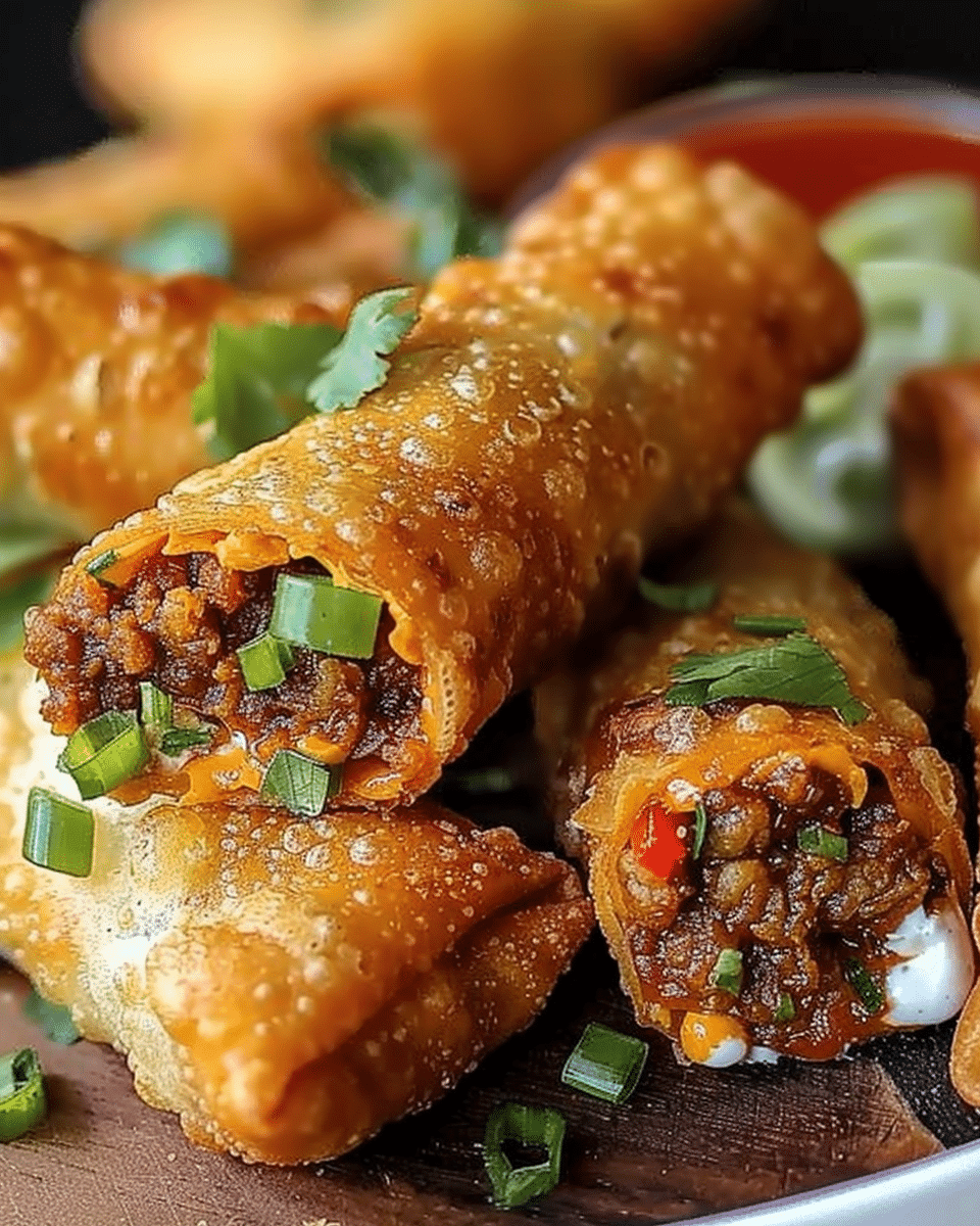 Crispy Nacho Egg Rolls