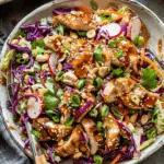 Sesame Chicken Cabbage Crunch Salad