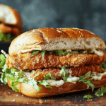 Crispy Chicken Caesar Sandwich