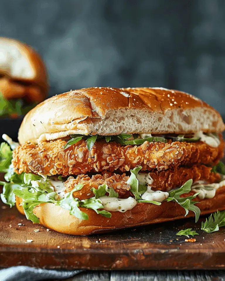 Crispy Chicken Caesar Sandwich