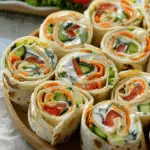 Fresh Vegetable Tortilla Roll-Ups