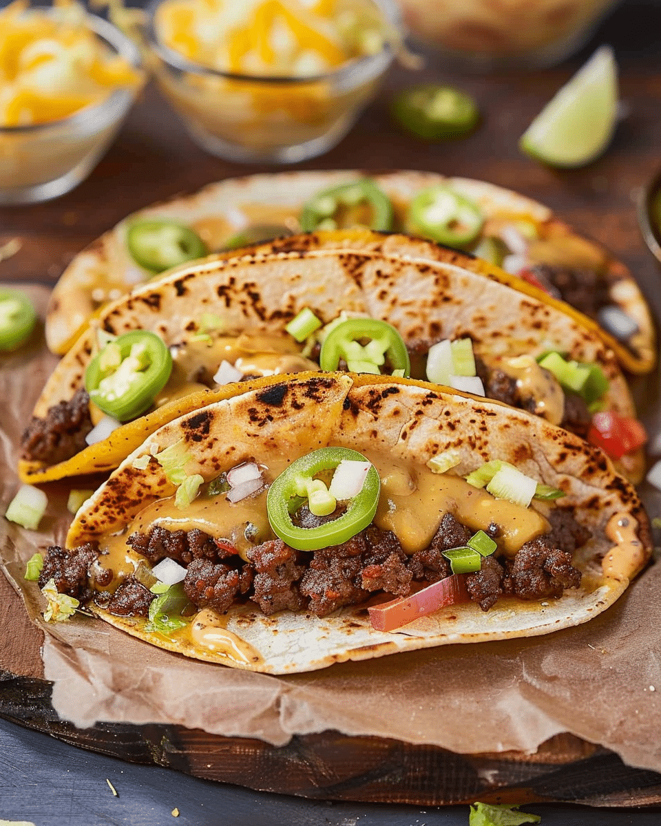 Smash Burger Tacos