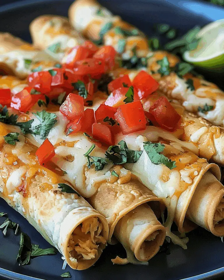 Baked Cream Cheese Chicken Taquitos