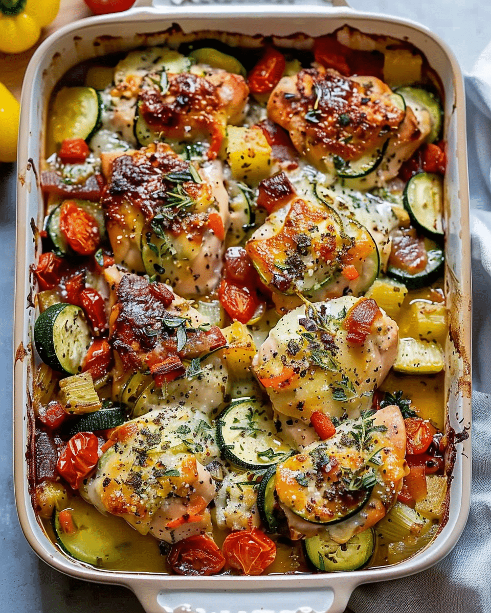 Chicken Zucchini Bake