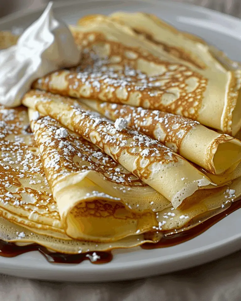 Classic Crepe Recipe