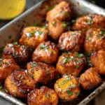 Hot Honey Salmon Bites