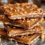 No-Bake Caramel Saltine Crunch Toffee
