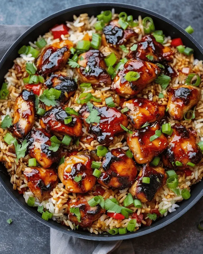 One-Pan Bold Honey BBQ Chicken Rice
