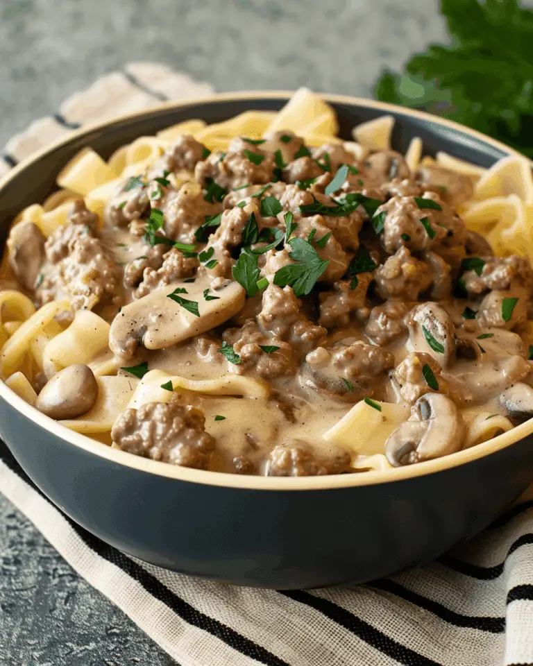 The Best Hamburger Stroganoff Recipe