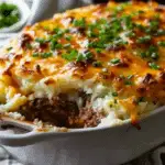 Loaded Mashed Potato Meatloaf Casserole