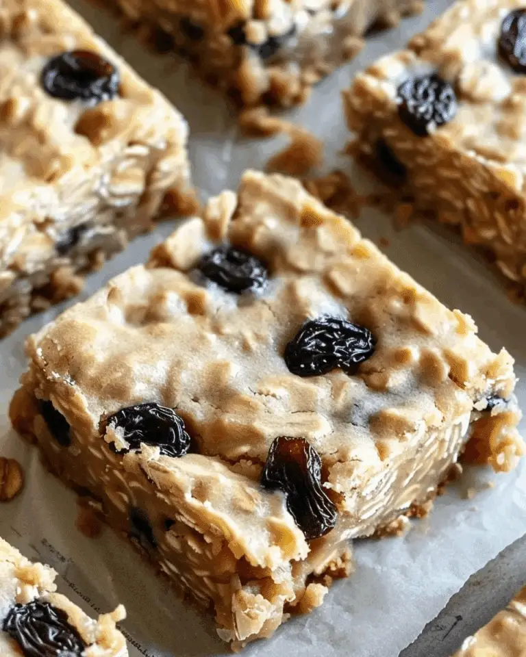 Oatmeal Raisin Cookie Bars