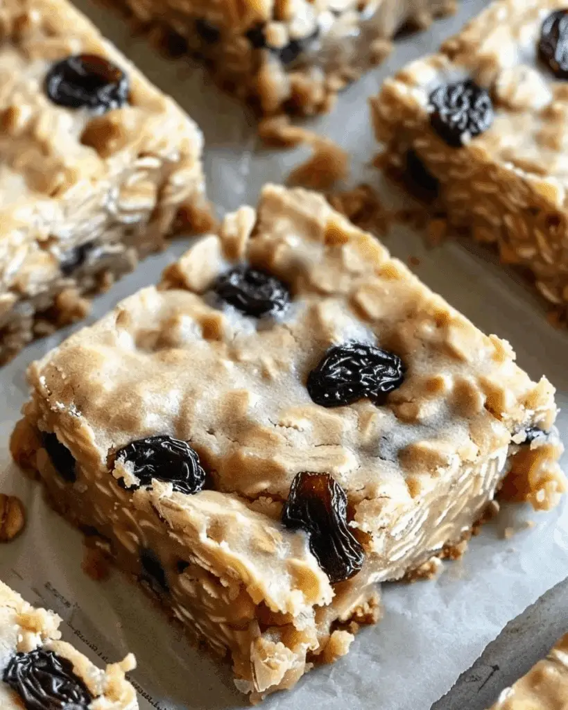 Oatmeal Raisin Cookie Bars