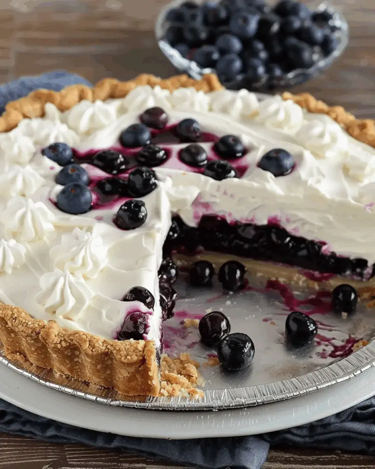 Ultimate No‑Bake Blueberry Pie