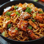 Savory Chicken Teriyaki Noodles
