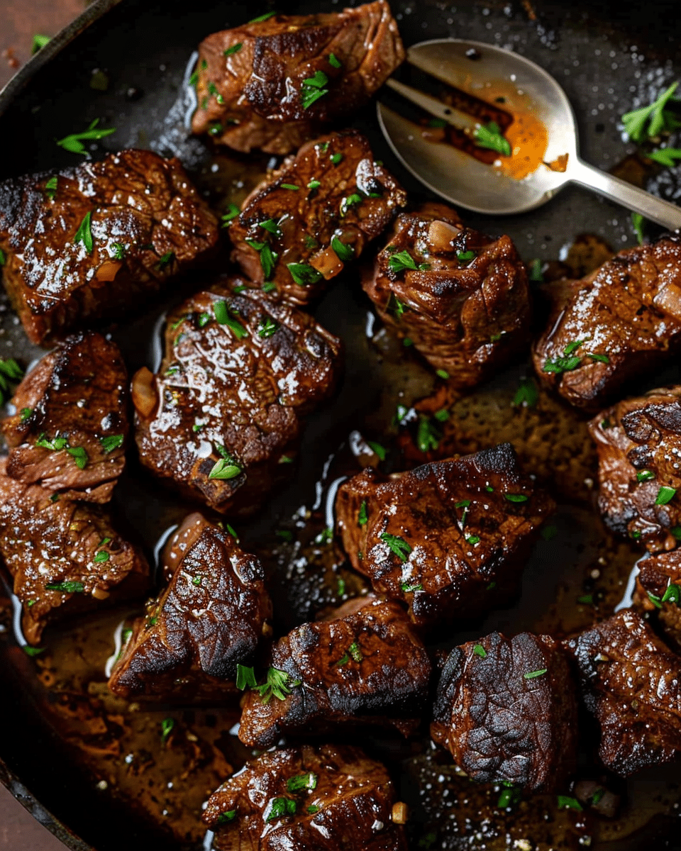 Cajun Garlic Butter Steak Bites
