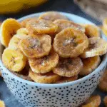 Cinnamon-Sugar Air Fryer Banana Chips