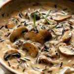 Indulge in Creamy Wild Rice and Mushroom Soup Delight