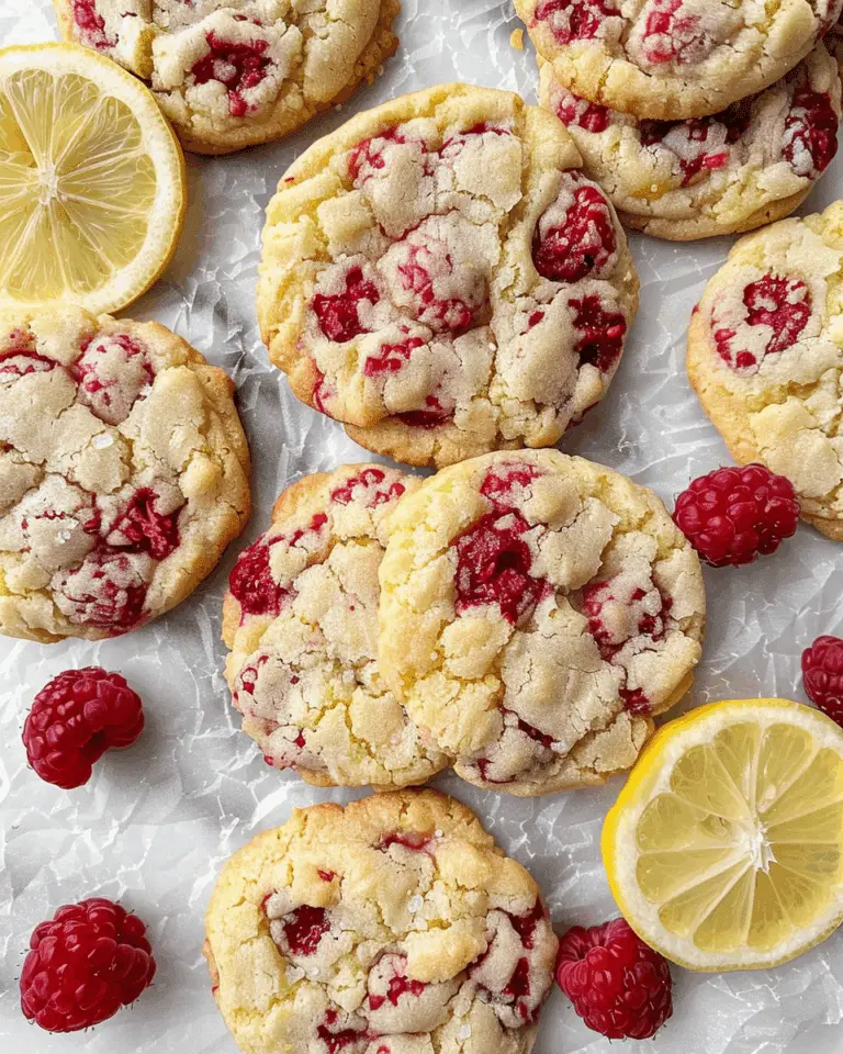 Lemon Raspberry Cookies